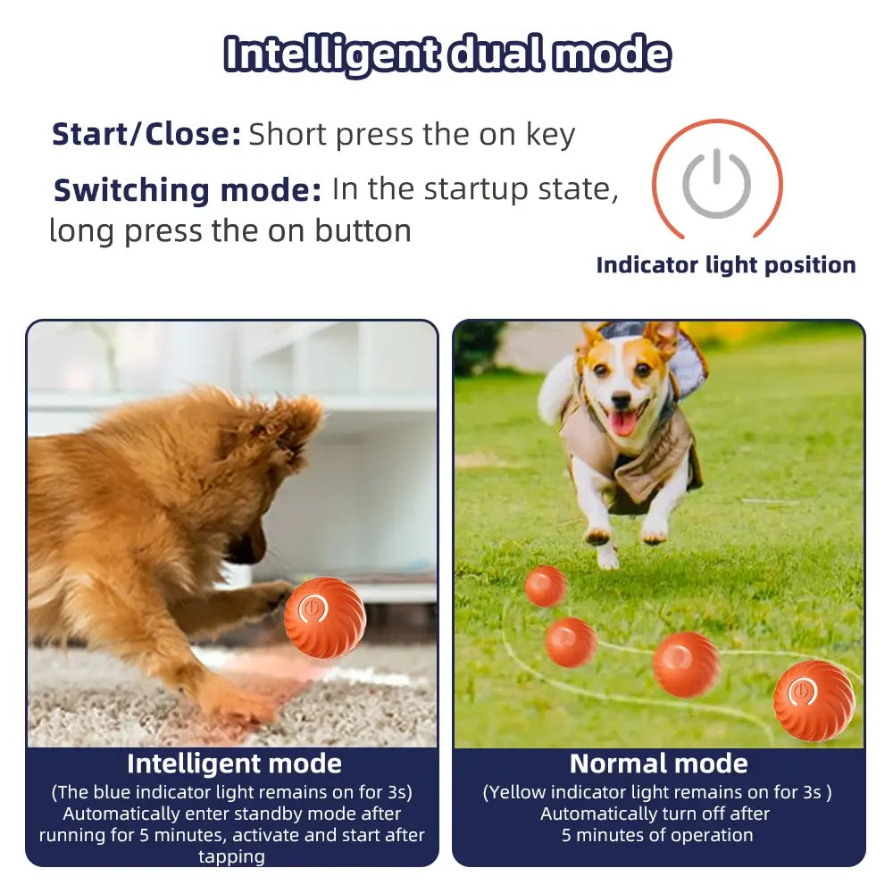 Interactive Moving Dog Toy Ball